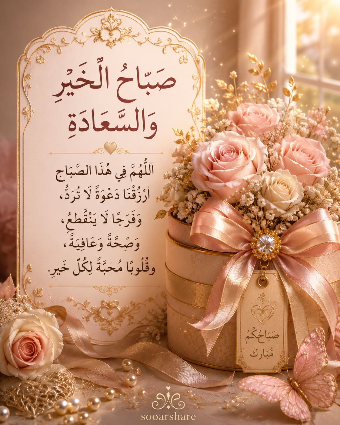 صَبَاحُ الخَيْرِ وَالسَّعَادَةِ