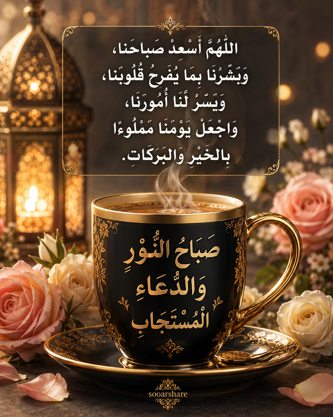 صَبَاحُ النُّورِ وَالدُّعَاءِ المُسْتَجَابِ